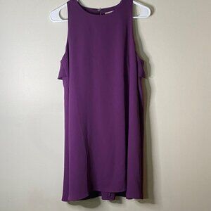 LOFT Rich Purple Mini Dress